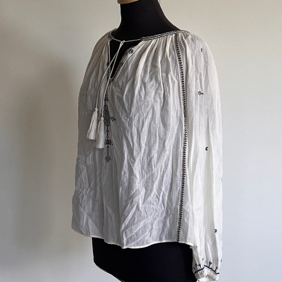 Isabel Marant (Isalebl ètoile) Boho Long Sleeve Top 
Size AU S - Picture 9 of 10